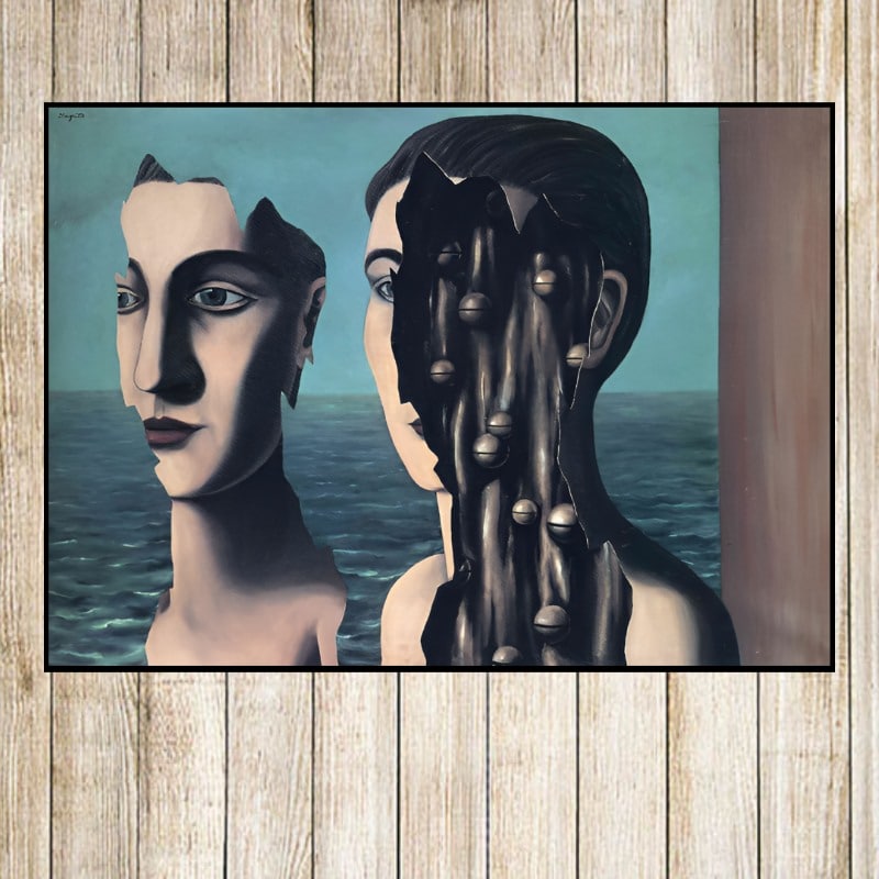 The Double Secret by René Magritte