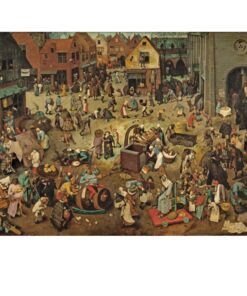 The Fight Between Carnival and Lent by Pieter Bruegel 1559