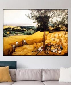 The Harvesters by Pieter Bruegel Printed on Canvas
