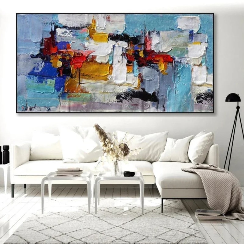 Abstract Wall Art Oil Painting Printed on Canvas