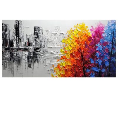 Cityscape and Trees
