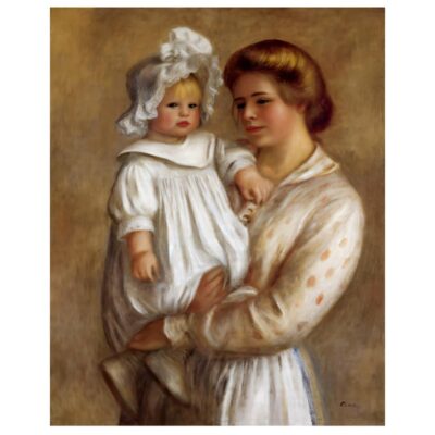 Claude and Renee by Pierre-Auguste Renoir Printed on Canvas - Image 2