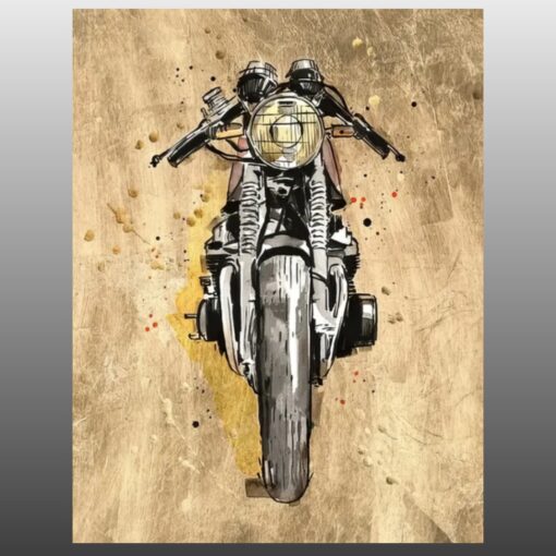 Painting of Motorcycle 2