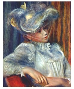 Pierre-Auguste Renoir 1895 Woman in a Hat