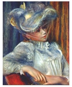 Pierre-Auguste Renoir 1895 Woman in a Hat