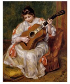 Pierre-Auguste Renoir 1896 Woman Playing the Guitar