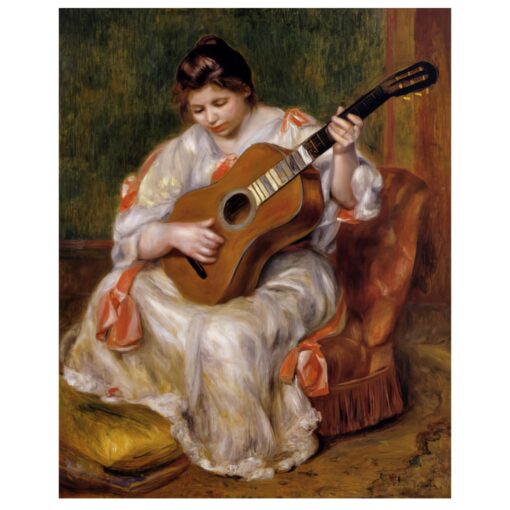 Pierre-Auguste Renoir 1896 Woman Playing the Guitar