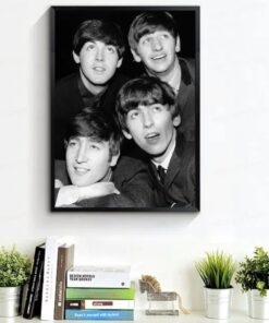 The Beatles In The Sixties Picture Printed on Canvas