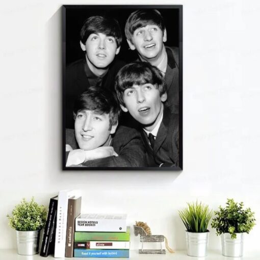 The Beatles In The Sixties Picture Printed on Canvas