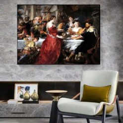 The Feast of Herod by Peter Paul Rubens Printed on Canvas