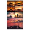 Navy Planes at Sunset Printed on Canvas