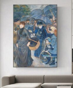 The Umbrellas by Pierre-Auguste Renoir Printed on Canvas