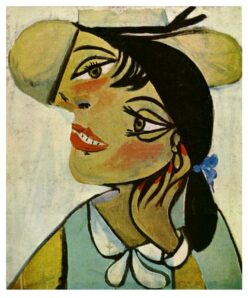 Pablo Picasso 1923 Portrait of Woman in Dhermine B