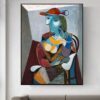 Portrait of Marie-Therese Walter by Pablo Picasso Printed on Canvas