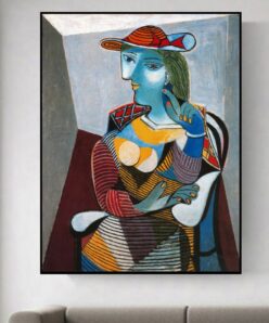 Portrait of Marie-Therese Walter by Pablo Picasso Printed on Canvas