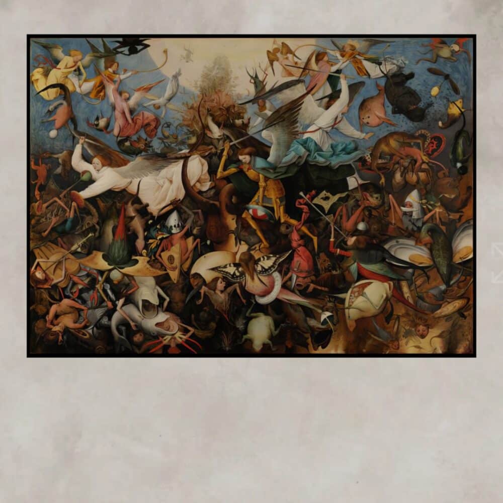 The Fall of the Rebel Angels by Pieter Bruegel 1562