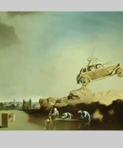 Apparition of the Town of Delft by Salvador Dalí 1936