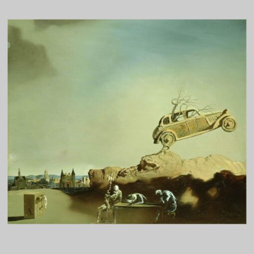 Apparition of the Town of Delft by Salvador Dalí 1936