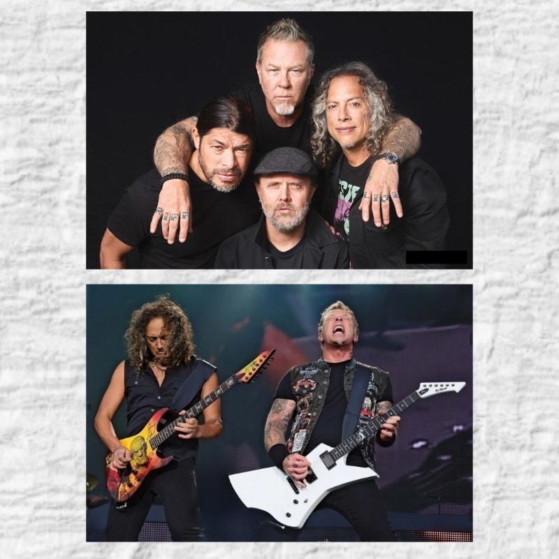 Metallica Heavy Metal Band Picture Printed on Canvas