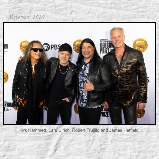 Metallica Kirk Hammett Lars Ulrich Robert Trujillo and James Hetfield 1