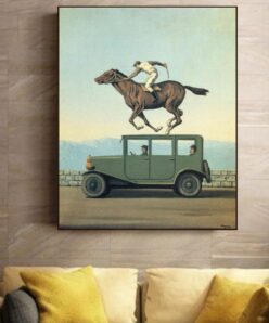 The Anger of Gods René Magritte Printed on Canvas