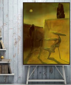 The Ghost of Vermeer Van Delft by Salvador Dalí Printed on Canvas