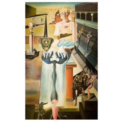 The Invisible Man Oil Painting by Salvador Dali Printed on Canvas - Image 2