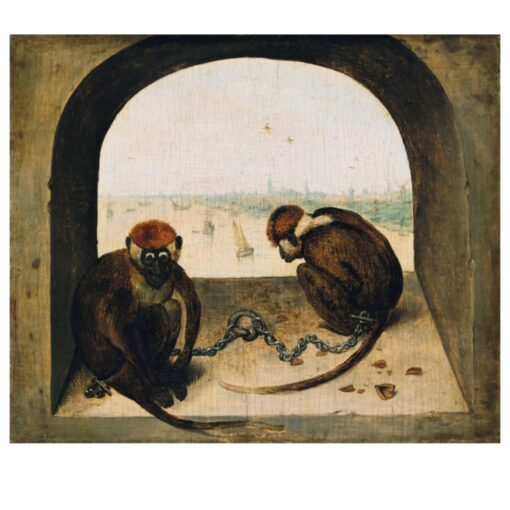 Two Monkeys by Pieter Bruegel 1562 1