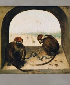 Two Monkeys by Pieter Bruegel 1562