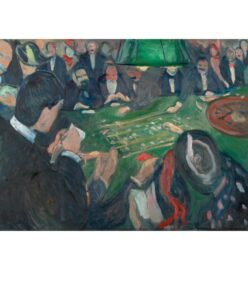 At the Roulette Table in Monte Carlo by Edvard Munch 1892