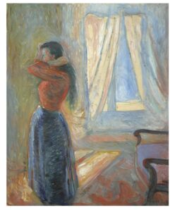 Edvard Munch 1892 Woman Looking in the Mirror