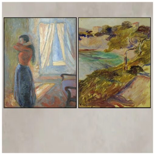 Paintings by Edvard Munch Printed on Canvas 2