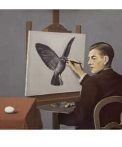 René Magritte 1936 Clairvoyance (Self Portrait)