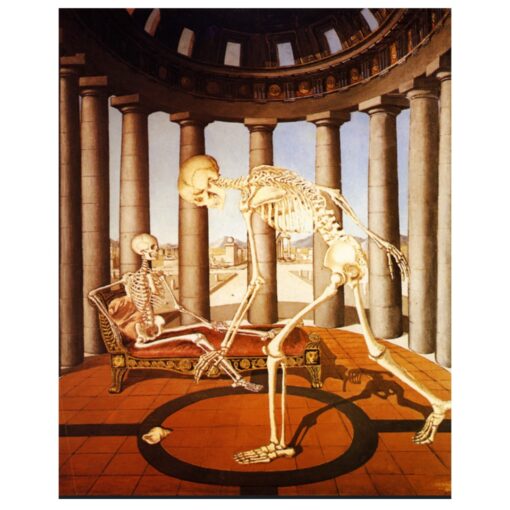 Skeleton Has the Shell by Paul Delvaux 1944 1