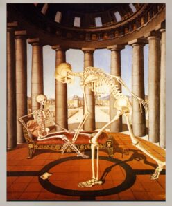 Skeleton Has the Shell by Paul Delvaux 1944