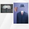 The Endearing Truth & The Pilgrim by René Magritte Printed on Canvas