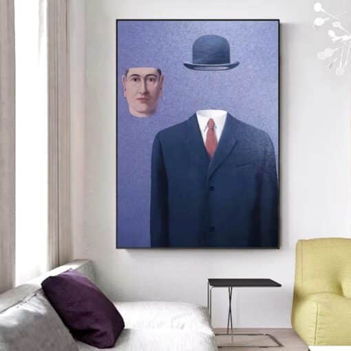 The Pilgrim by René Magritte, 1966