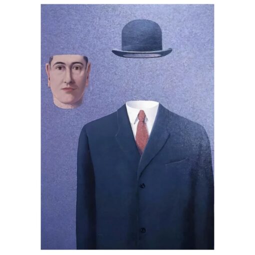 The Pilgrim by Rene Magritte 1966