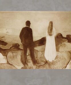 Two Human Beings, The Lonely Ones by Edvard Munch 1892