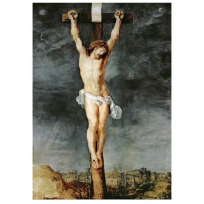 Christ on the Cross by Peter Paul Rubens Printed on Canvas - Image 2