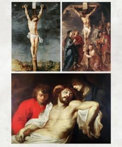 Christ on the Cross by Peter Paul Rubens Printed on Canvas