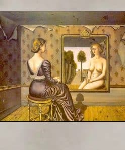 Mirror by Paul Delvaux 1939