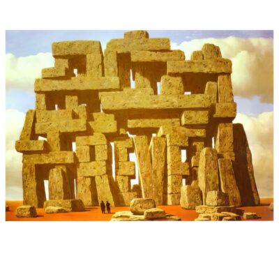 The Art of Conversation by René Magritte Printed on Canvas - Image 2