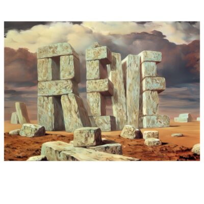 The Art of Conversation by René Magritte Printed on Canvas - Image 4