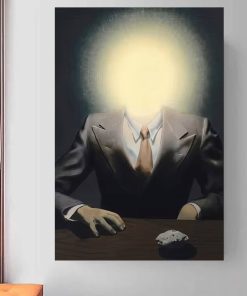 The Pleasure Principle by René Magritte Printed on Canvas