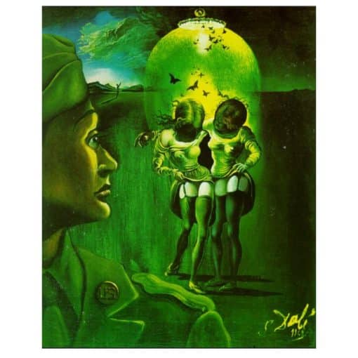 Untitled by Salvador Dalí 1942 Printed on Canvas - Image 2