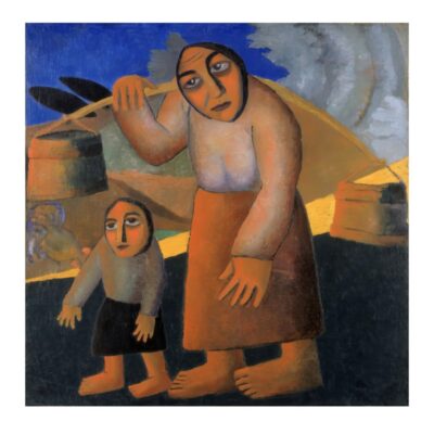 Kazimir Malevich Paintings of Women Printed on Canvas - Image 3
