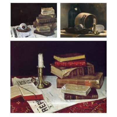 Henri Matisse Still Life with Books and Candle Printed on Canvas