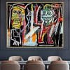 Dust heads by Jean-Michel Basquiat Print on Canvas