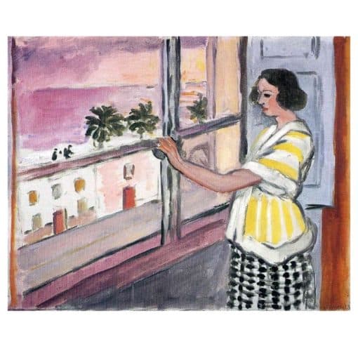 Henri Matisse 1921 Young Woman at the Window, Sunset